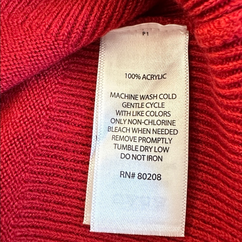 Willi Smith Red Sweater - Picture 6 of 6